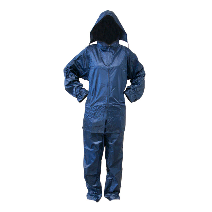 Traje impermeable 2 piezas Nylon Azul