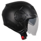 Casco Moto Abierto Jet Vito Isola Negro Mate - URA Moto