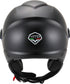 Casco Moto Abierto Jet Vito Doble Visor Sarenta Negro Mate