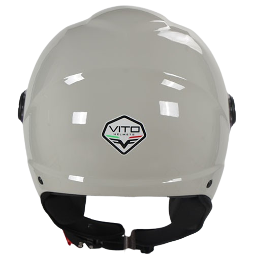 Casco Moto Abierto Jet Vito Doble Visor Sarenta Blanco