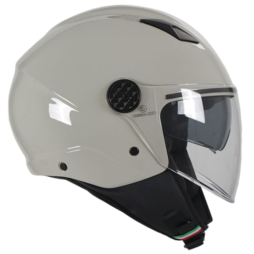 Casco Moto Abierto Jet Vito Doble Visor Sarenta Blanco