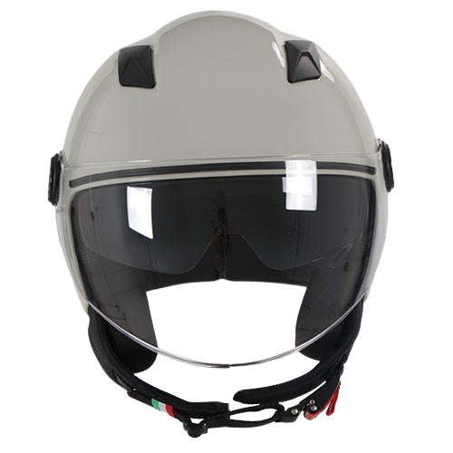 Casco Moto Abierto Jet Vito Doble Visor Sarenta Blanco