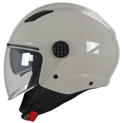 Casco Moto Abierto Jet Vito Doble Visor Sarenta Blanco