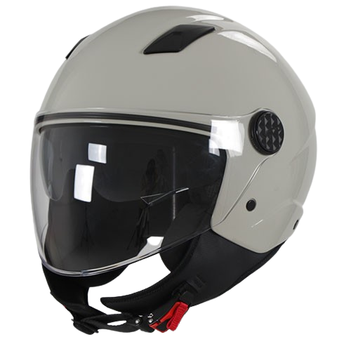 Casco Moto Abierto Jet Vito Doble Visor Sarenta Blanco