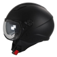 Casco Moto Abierto Jet Vito Labori Doble Visor Negro Mate