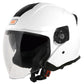 Casco Moto Jet Origine Palio 2 Blanco Brillo (E2206)