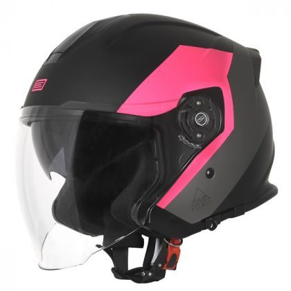 Casco Moto Jet Origine Palio EKO Matt Fucsia