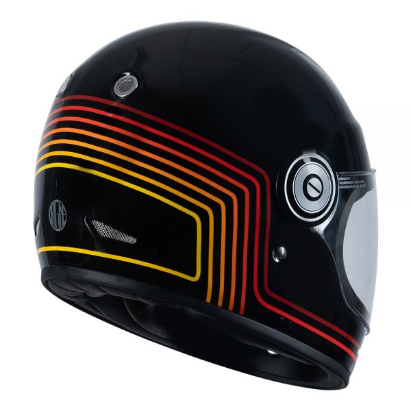 Casco Moto Intregral Origine Vega Sunrise Red Black (ECE2206)