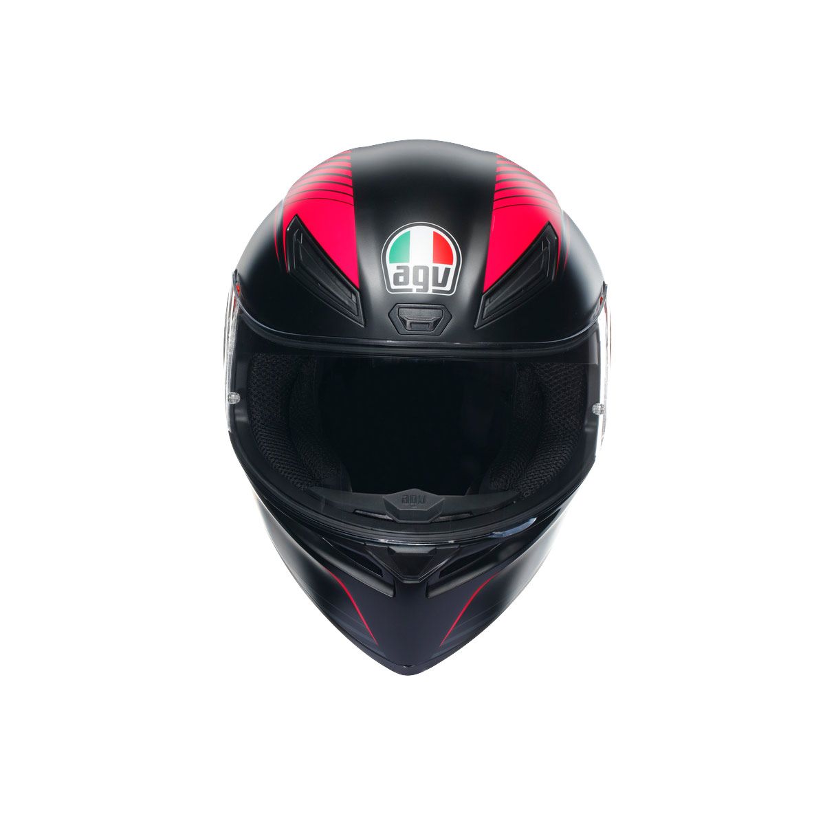 Casco Moto AGV K1 S AGV E2206 WARMUP BLACK/PINK - URA Moto