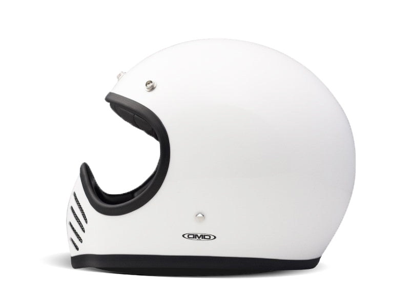 Casco Moto Integral DMD Seventy Five White - URA Moto