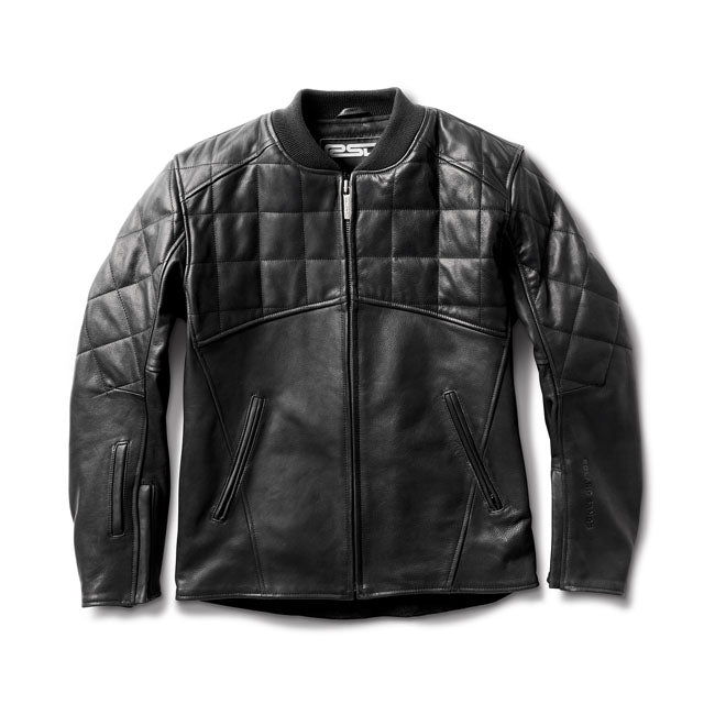 Chaqueta Piel Moto Roland Sands Hemlock Negra - URA Moto