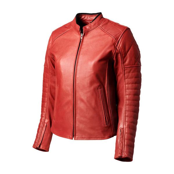 Chaqueta Piel Moto Mujer Roland Sands Design Maywood Negra