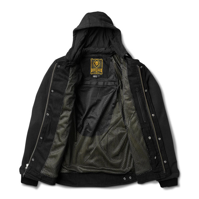 Chaqueta Cordura Moto Roland Sands Design Anaheim 74 Negra - URA Moto