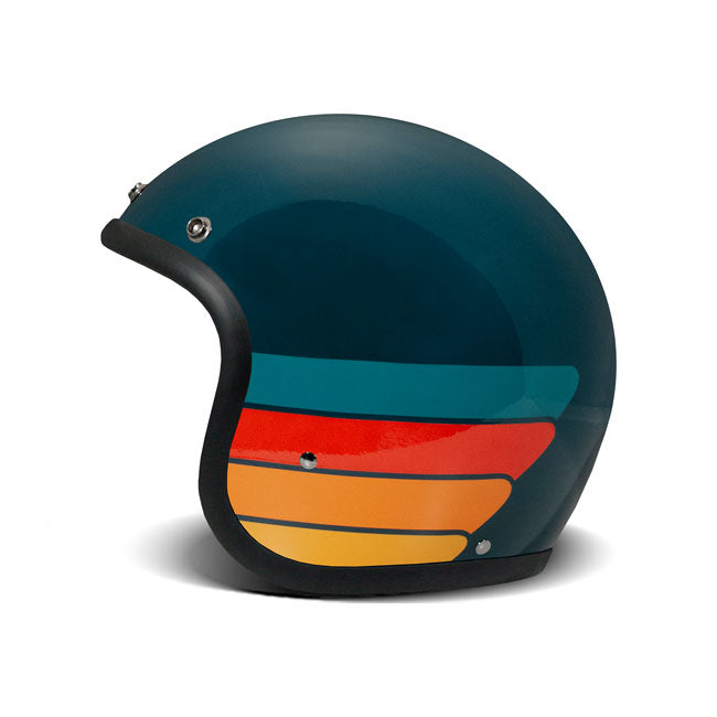 Casco Moto Jet DMD Vintage Petrolhead - URA Moto