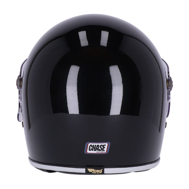 Casco moto Integral Roeg Chase Negro Brillante - URA Moto