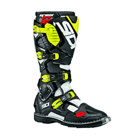 Botas Moto SIDI Crossfire 3 Blanco Negro Amarillo