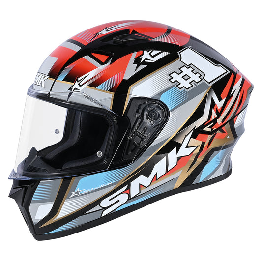 Casco Integral Moto Stellar Uno Decorado Mate (MA263)