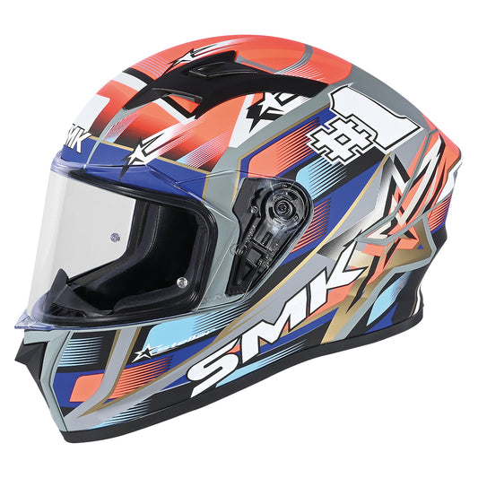 Casco Integral Moto Stellar Uno Decorado Mate (MA657)