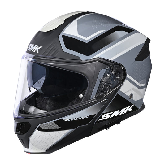 Casco moto SMK Modular Gullwing Supertour Decorado Mate (MA661)