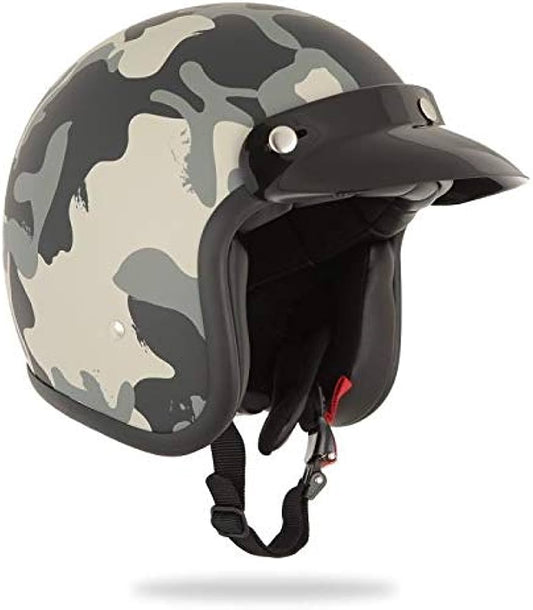 Casco Moto Stormer Jet Pearl Camuflage Mate - URA Moto