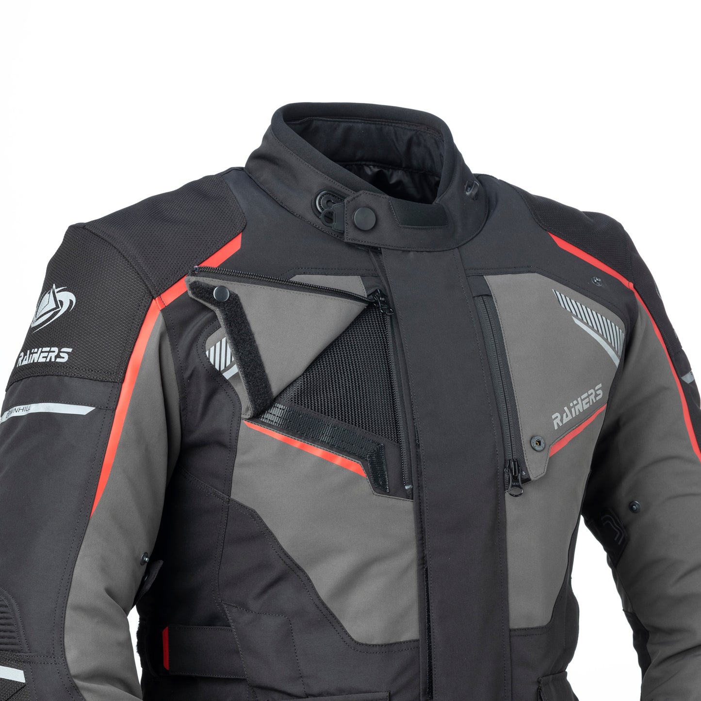 Chaqueta Moto Rainers Vancouver Negra