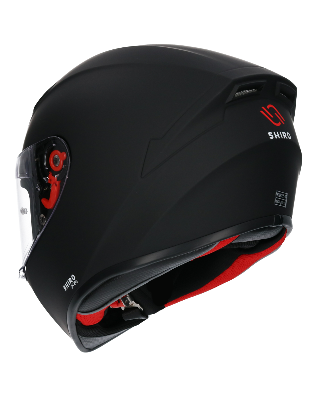 Casco Moto Integral Shiro SH-870 Negro Mate - URA Moto