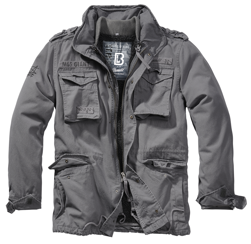 Chaqueta Brandit Giant M65 Charcoal Grey - URA Moto