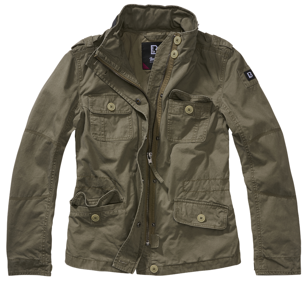 Chaqueta Brandit Britannia Mujer Verde - URA Moto