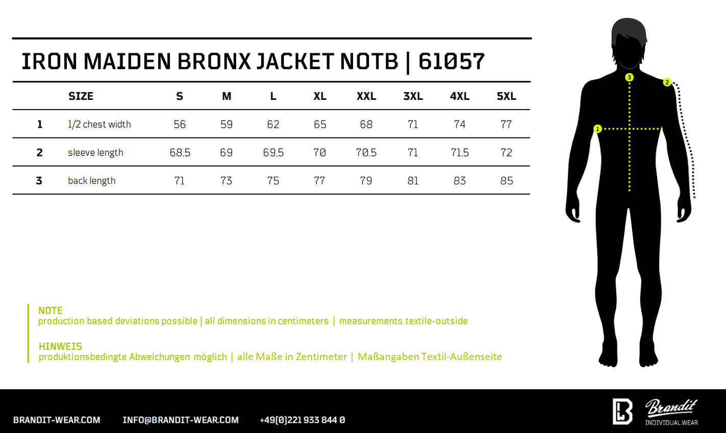 Chaqueta Brandit IRM Bronx Negra - URA Moto