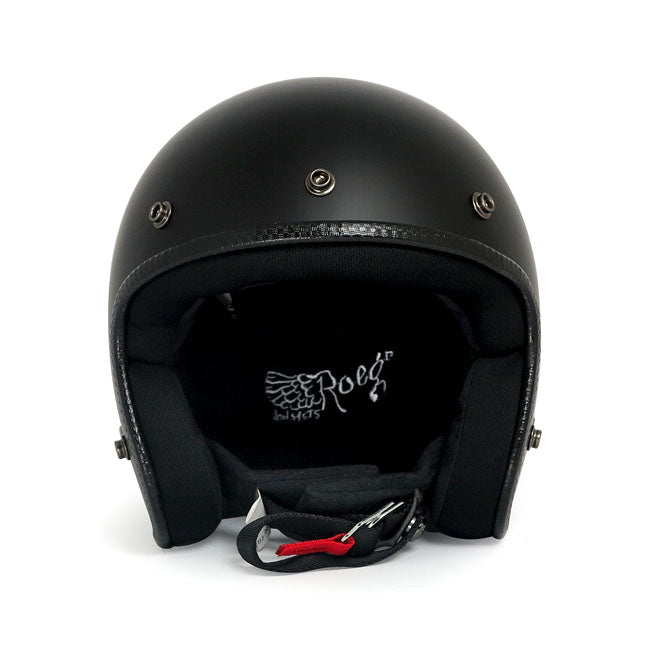 Casco moto Jet Roeg Matte Black - URA Moto