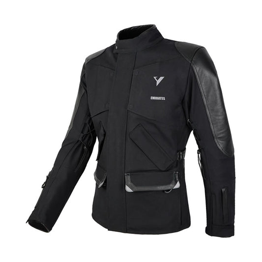 Chaqueta Moto Cordura BY City Emirates Negra - URA Moto