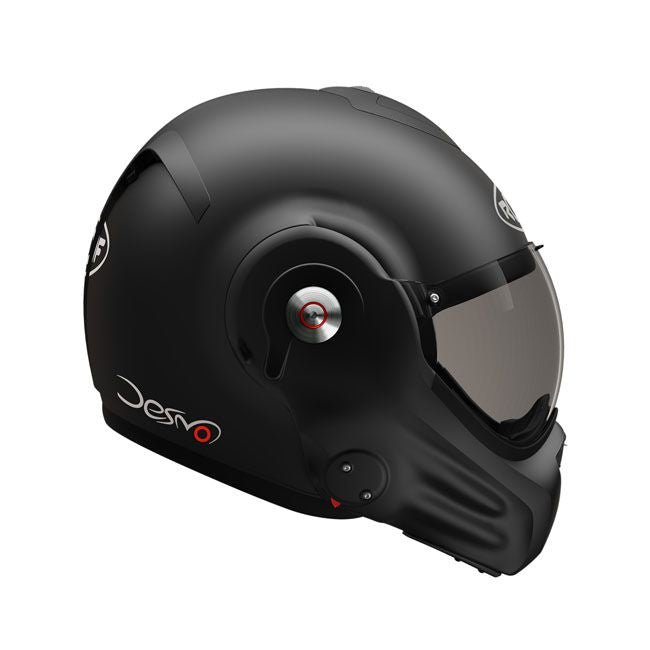 Casco moto Roof Modular Desmo Negro Mate - URA Moto