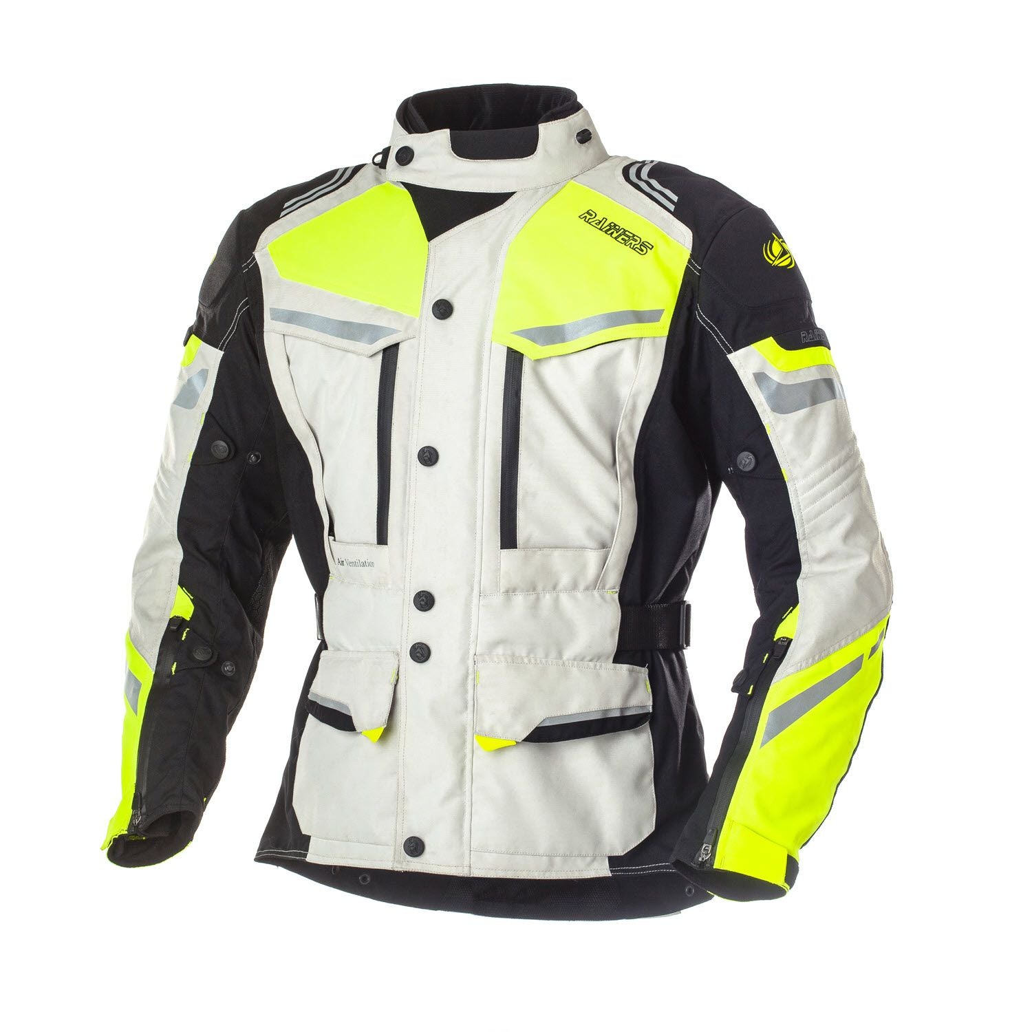 Chaqueta Invierno Moto Rainers Tanger Verde Gris - URA Moto