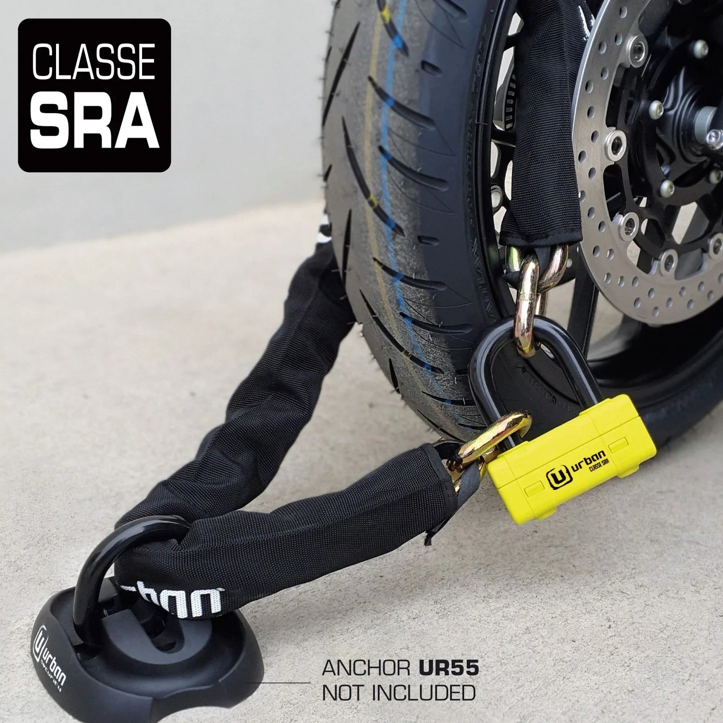 Antirrobo Moto Cadena Urban UR74150 - URA Moto