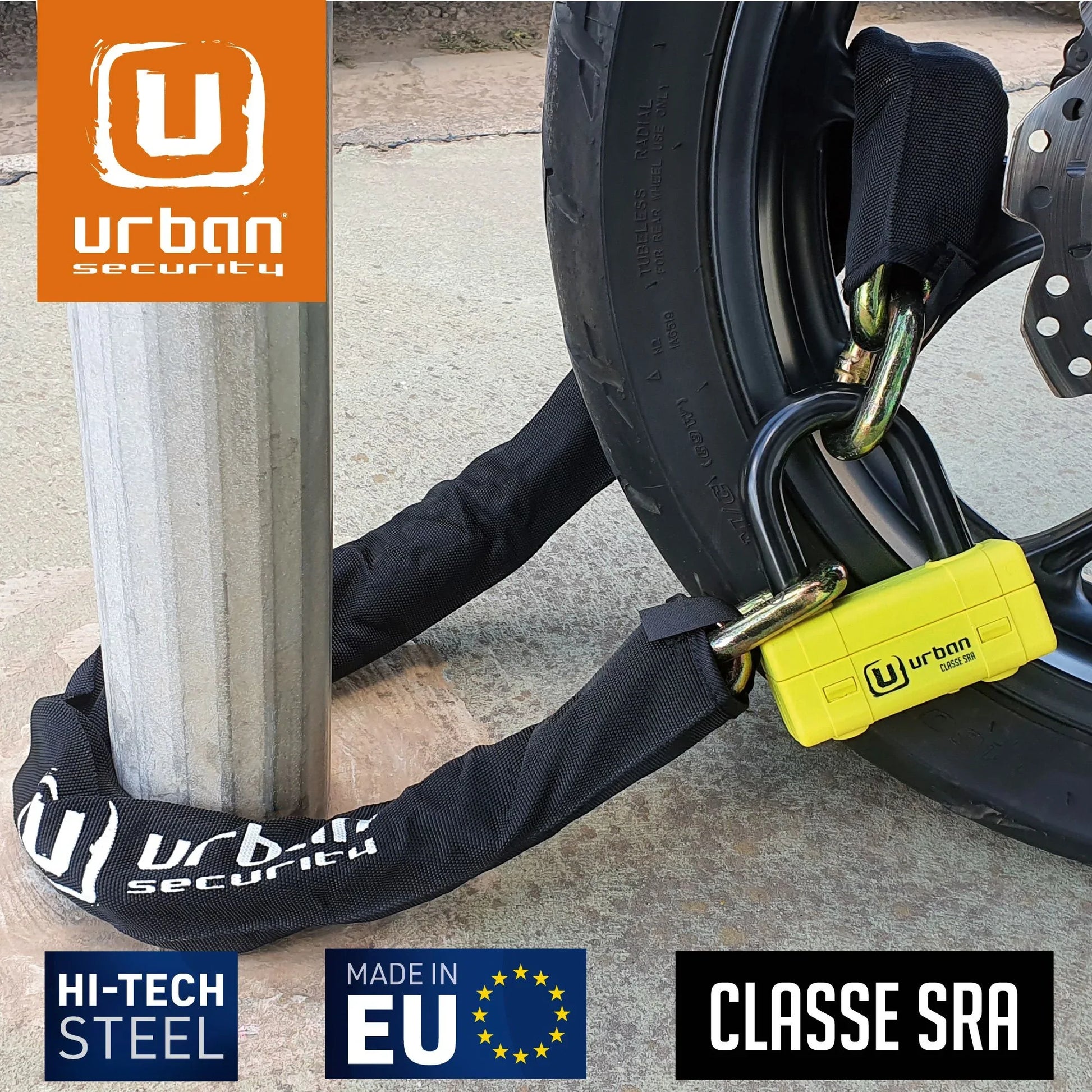 Antirrobo Moto Cadena Urban UR74150