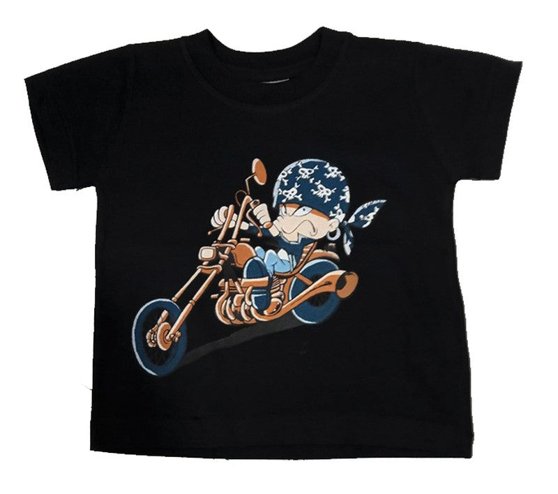 Camiseta Bebé Niño Chopper Pañuelo - URA Moto