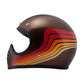 Casco Moto Integral DMD Seventy Five Waves Brown - URA Moto