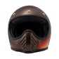 Casco Moto Integral DMD Seventy Five Waves Brown - URA Moto